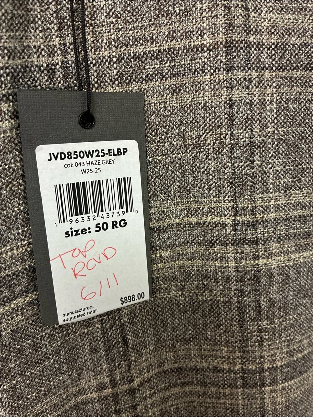 NWT John Varvatos Collection Monti Jacket and Pants set Size EU 50 USA 40